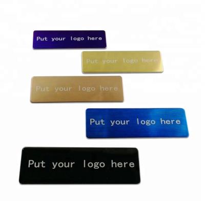 China China can put your own logo blank name badge / tags / nameplate for sale