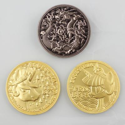 China Wholesale cheap custom 3D metal antique coin from europe coin maker for sale