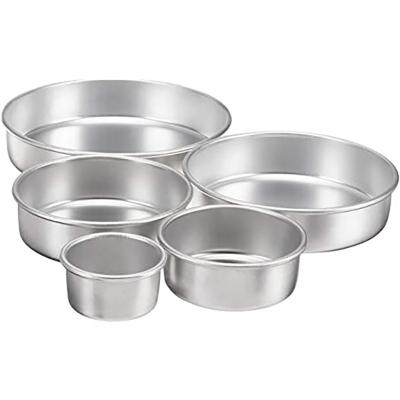 China Sustainable Customized Fixed Anodizd Aluminum Alloy Round Cake Mold Cake Baking Mold for sale