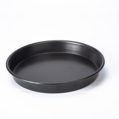 China 9 Inches (Deep) Durable Hard Anodizd Aluminum Alloy Pizza Round Alu-alloy Pan Customize Pizza Pan for sale