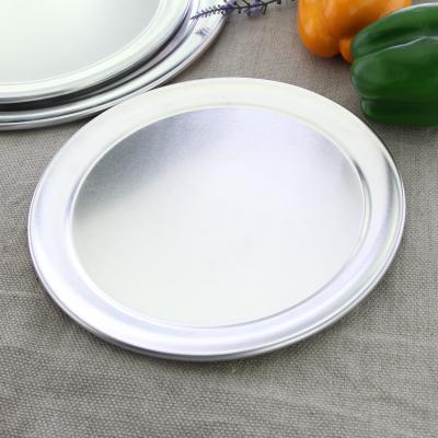 China Sustainable Aluminum Alloy Normal Kitchen Use Shallow Round Pizza Pan for sale