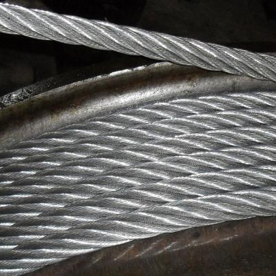 China Rope hot dipped galvanized steel wire rope zinc coated steel wire for sale for sale