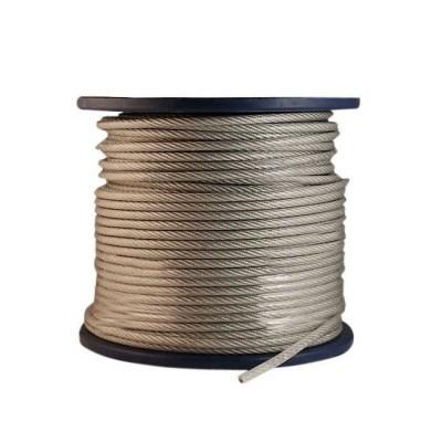 China Rope Galvanized DIN3060 Steel Wire Rope 6x19 FC IWRC for sale