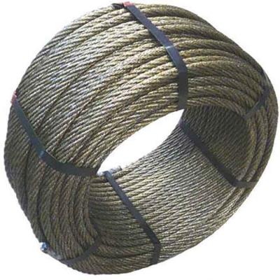 China 19x7 Ungalvanized Structural Steel Wire Rope 8mm 10mm 12mm for sale