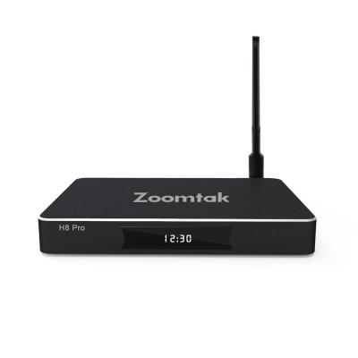 China With Live TV Zoomtak H8pro Amlogic S905X Quad Core Android 7.1 Android TV Box With Sata Port for sale