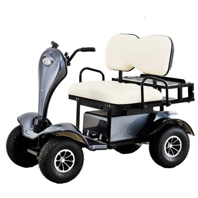 China Aluminum Alloy CE Power Double Seat Heavy Duty Strong Mobility Scooter for sale