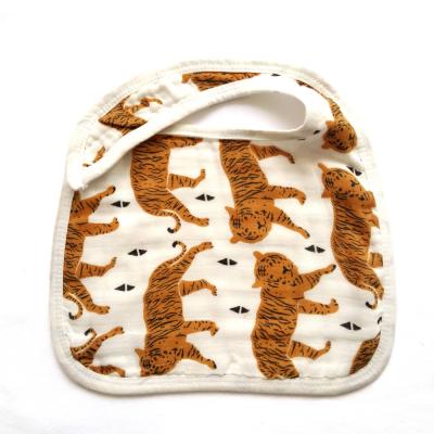 China Big Antibacterial Sale! Wholesale Cheap 100% Baby Soft Cotton Muslin Baby Bib for sale