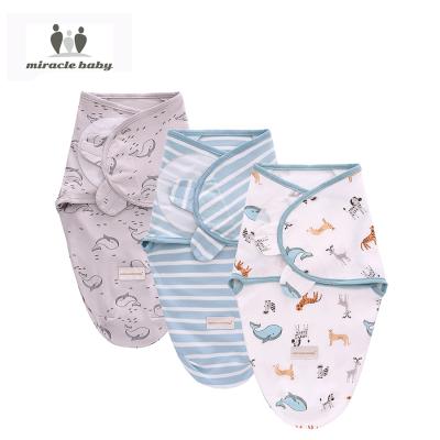 China Breathable Miracle Baby Ladies Wrap Set 3 Pack Universal Fit Wraps 100% Cotton Sleeping Bag Soft Baby Wraps Set for sale