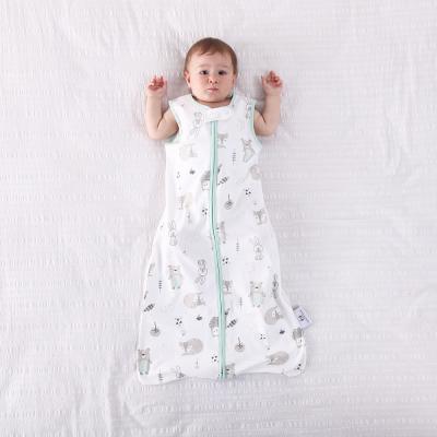 China Breathable Miracle Baby Sleeping Bag Set Sleeveless Zipper Baby Knitting Sleeping Bag Wrap Soft Baby Sleep Sack for sale