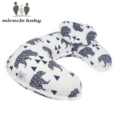 China PORTABLE Miracle Baby Care Pillow Knit 100% Cotton Adorable Baby Nursing Pillow Baby Pillow for sale