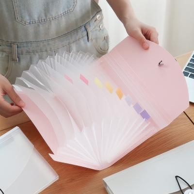 China Office School Stationery Noise B6 Stationery Collection Bag Wholesale Expanding Folder 13 Pocket Organizer Folder for sale