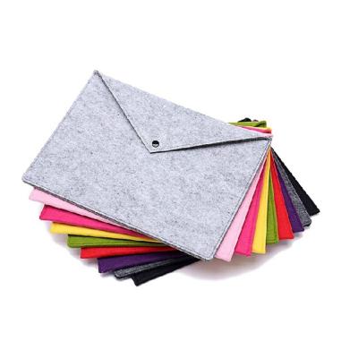 China Customized Office School Stationery Office Supply Stationery Sleeve Felt A4 Folder Document Bag for sale