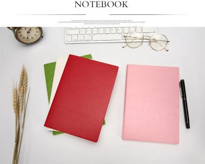 China Promotional A5 Hardcover PU Leather Notebook Leather Notebook Size 210*145MM 96 Sheets Wholesale Stationery for sale