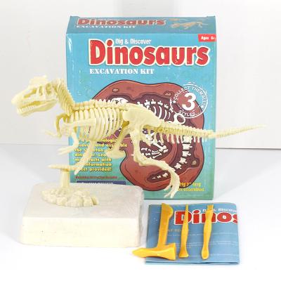 China Educational Fossil Educational Toy Set China Supplier Kit OEM Dinosaur Environmental Digging Toy About 21cm*17cm*5.5cm for sale