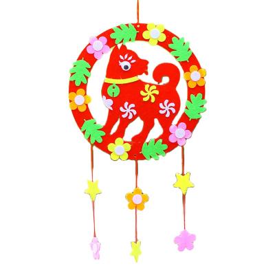 China New Children's DIY Three Door Hanger Garland Welcoming Replaceable Pendant for sale