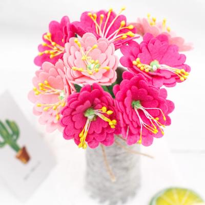 China High Quality DIY Nonwoven Flower POTS Felt Handmade Kids Felt Craft Kit Artificial Flower Making Bouquet for sale