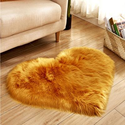 China Carpet Luxury Washable Wool Heart Shaped Blankets For Modern Living Room Carpet Blankets for sale