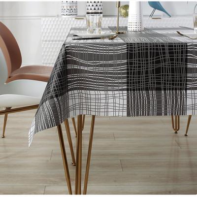 China PVC Waterproof Simple Printed Tablecloth Waterproof And Greaseproof Tablecloth for sale