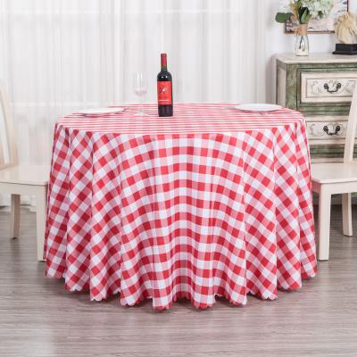 China 100% Polyester Picnic Coffee Table Cloth Christmas Holiday Fashion Household Table Cloth for sale