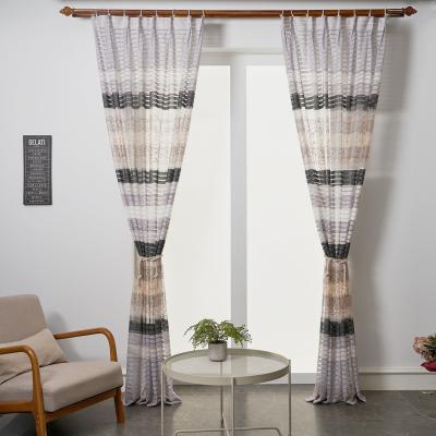 China Decorative Home Accessories Curtain Sheer Luxury For Living Room Office Tulle Drapes for sale