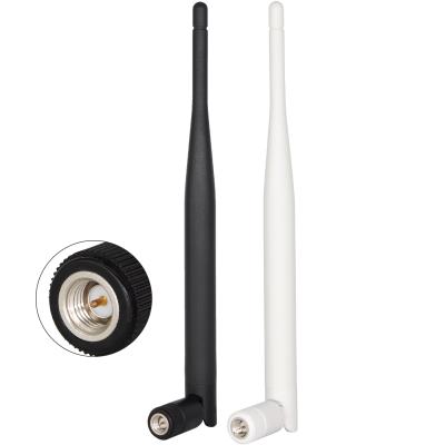 China ABS+Copper Tube Whip Rubber Omni 5GHz Antenna SMA 5dBi 5G WIFI Foldable Antenna for sale