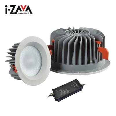 China IP54 Class IP54 Protectiion Class 10W 12W 14W 16W 20W 24W 28W 32W 36W 42W Indoor Ceiling Recessed Spotlight Anti Glare Anti Glare Downlight Output for sale