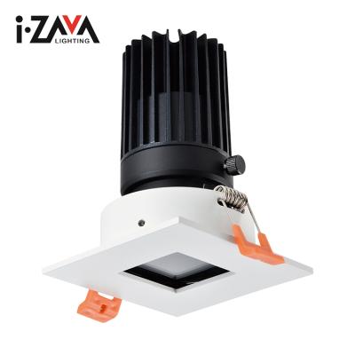 China Trimless IP44 10W 12W 14W Anti Glare Deep Anti Glare COB LED Aluminum Spot Light for sale