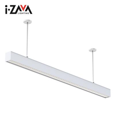 China High Performance on Appearance and Finish /Anti-Glare Grille for Supermarket Home Office Decoration 120CM 60W Aluminum SMD LED Linear Hanging Lamp for sale