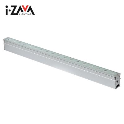 China Thickened tempered glass light being uniform IP67 waterproof stainless steel thickened tempered glass rectified 800MM LED linear wall seal light for sale