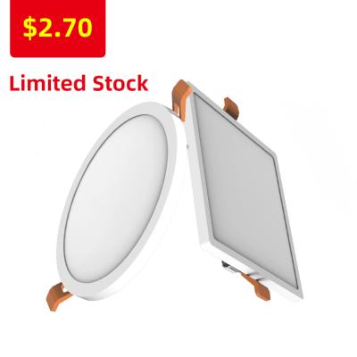 China High lumen shop Ip20 aluminum slim home use 6W 15W 20W/ultra-thin frame/simple and elegant recessed design China supplier led panel light for sale