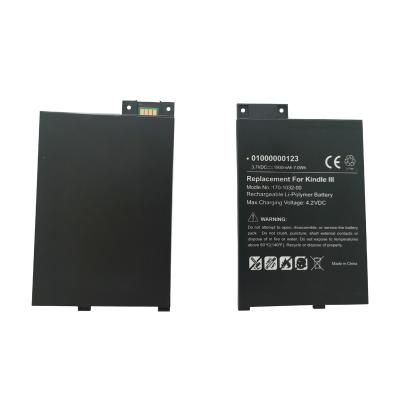 China Consumer Electronics Factory Price Replacement Li-Polymer Battery For Amazon Kindle3 Kindle 3 Keyboard 2010 D009013.7V 1900mah for sale