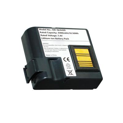 中国 Portable Printer 7.4V 4400mAh Label Printer Battery Pack For Zebra QLN420 Printer Lithium Ion Battery 販売のため