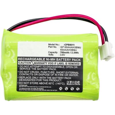 China Home Appliance Factory Price 700mah Ni-MH Battery Pack for AT&T BT27910 E1112 80-5848-00-00 89-0099-00 for sale