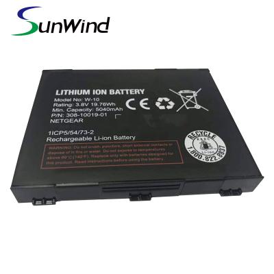 China WIFI Route Battery Battery For Netgear W-10 Sierra Wireless Router NightHawk M1 MR1100 308-10019-01 3.8V 5040mAh for sale