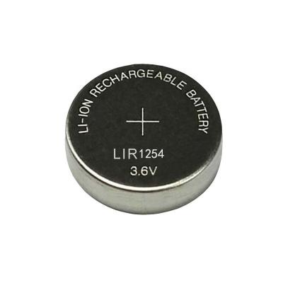 China Hot Selling EEL LIR1254 LIR 2030 Factory Price Coin Cell Battery For BT Headset for sale