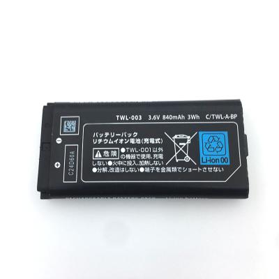 China Replacement Game Player Battery TWL003 for Nintendo DSI NDSI NDSI C TWL-003 3.7V 840mAh 840mah for sale