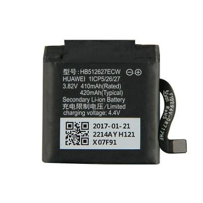 China Rechargeable Smart Watch HB512627ECW Smart Watch For Huawei Pro 4g 3.82v 410mah Watch 2 Battery for sale