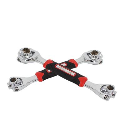 China Factory Wholesale Universal Nut Spanner Chrome Vanadium Alloy Steel Extension Socket Torque Wrench for sale