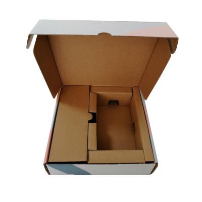 China Recyclable Eco Friendly Custom Size Corrugated Brown Shipping Box With Insert for sale