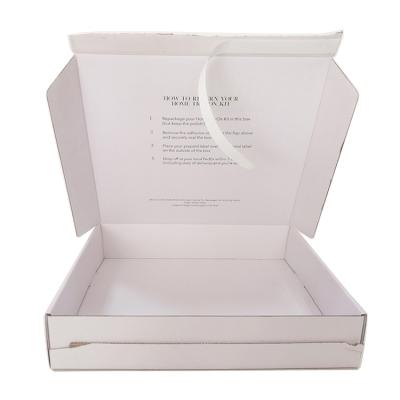 China Zipper Shipping Boxes Recyclable Logo Corrugated Paper Custom Clothing Packaging Gift Boxes for sale