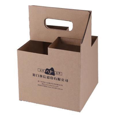 China Recyclable High Quality Custom Wine Gift Box Package Beer Cardboard Beverage Packaging Cardboard Paper Box for sale