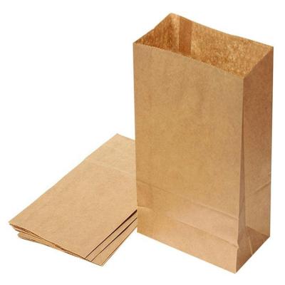 China Best Price Recyclable Plain Recycled Kraft Paper Bags for sale