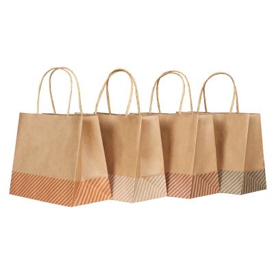 China China Recyclable Factory Kraft Paper Small Size Bag For Gift With Your Own Logo for sale