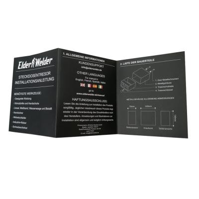 China Trifold Printing Recyclable Custom Flyer Flyer Brochure for sale