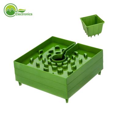 China Irrigaton Hydroponics System Garden Plastic Pot 6 Inch Irrigation Drip Cover For Rockwool Cube for sale