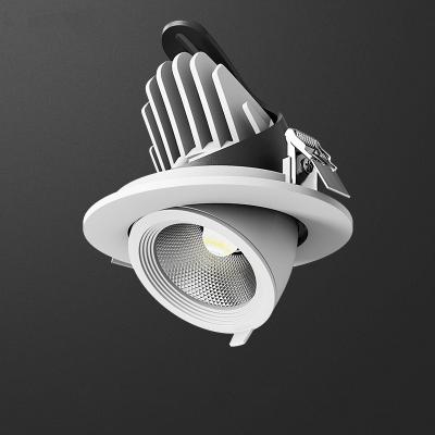 China Modern New Design COB Adjustable Wall Washer Downlight Hotel 7w 12w 15w 20w 24w 30w 40w Led Recessed Downlight for sale