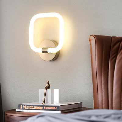 China Modern Led Glass Crystal Bedroom Bedside Mount Interior Classic Indoor Decorative Metal Sconce Light Water Proof Glass Wall Lamp for sale