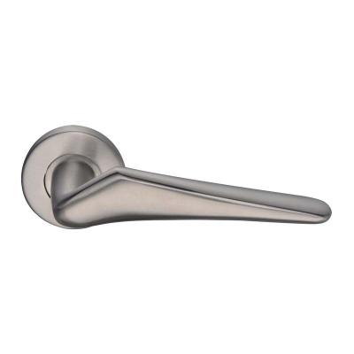 China OEM Modern Style Low MOQ High Quality Interior Solid Stainless Steel Lever Handle Passage for sale