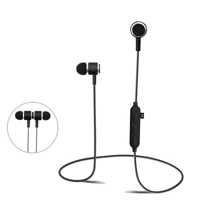 China 2021 New In-ear Upgrade Portable Radio V4.2 Mini Sport Sound Canceling Headphones Neckband With MIC For Gym Working With Phone for sale