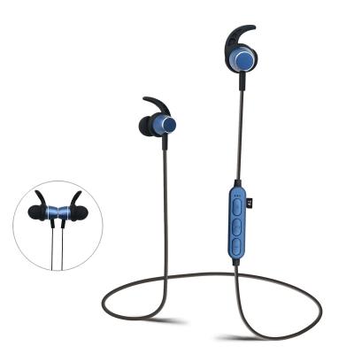 China cool In-ear radio headphones with magnetic connection and ear flaps waterproof BT 5.0 sports neckband band earphone for running Built-in MIC for sale